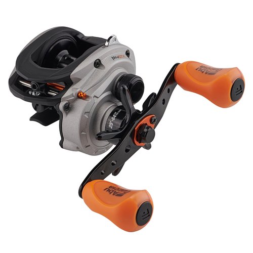 Abu Garcia Max STX Low Profile Baitcast Reel, Size LP (1539732), 5 Stainless Steel Ball Bearings + 1 Roller Bearing, Synthetic Star Drag, Max of 15lb | 6.8kg, Multi