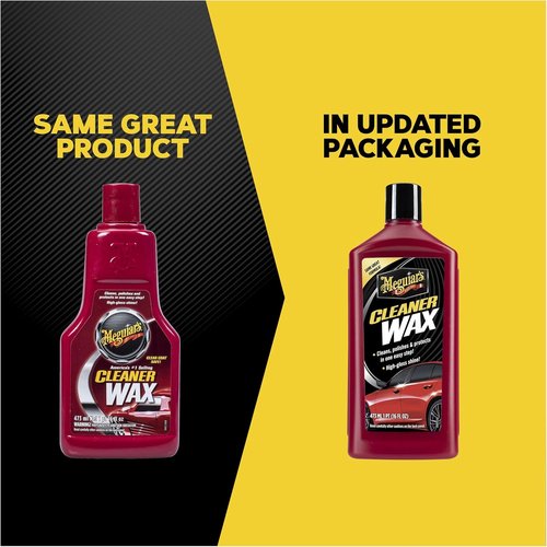 Meguiar’s Cleaner Wax - Liquid Car Wax for DIY Drivers | Cleans, Polishes & Protects - 16 Oz Bottle