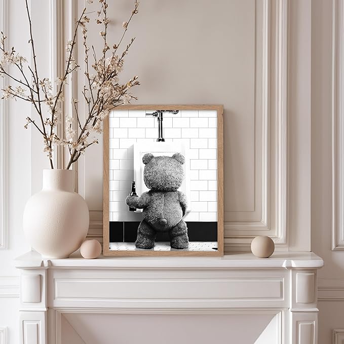 Poster Master Funny Teddy Bear Print