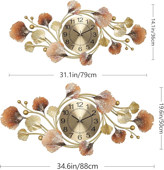 Large Wall Clocks for Living Room Decor