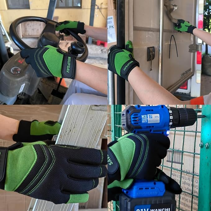 Thorn Proof&Puncture Resistant Gardening Gloves with Grip,Garden Gloves for Women, Leather Work Gloves,Gifts