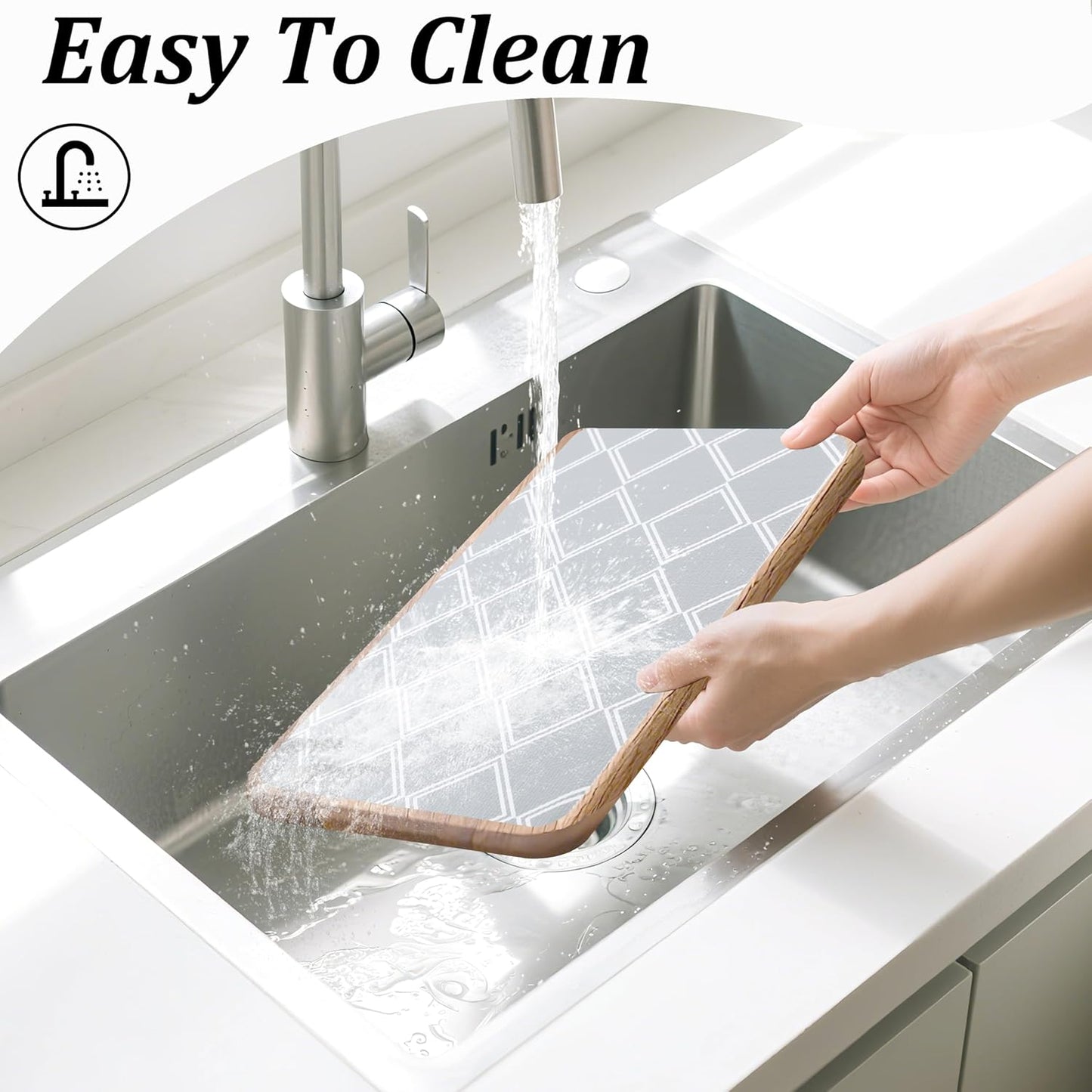 Shelf Liners for Kitchen Cabinets Non-Adhesive 12 Inch X 20 Ft Cabinet Liners for Shelves Non Slip Drawer Liners for Dresser Waterproof Closet Shelf Paper for Kitchen Bathroom Fridge Cupboard Pantry