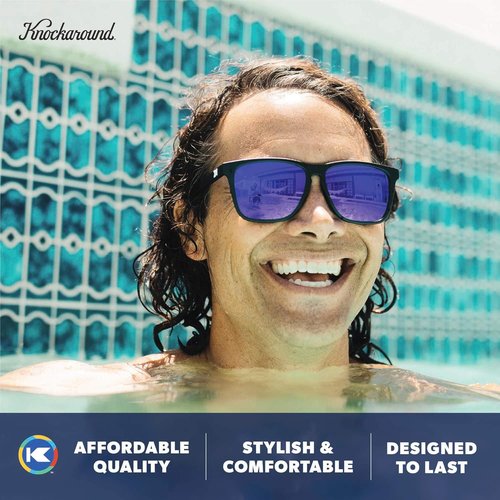 Knockaround Fast Lanes Polarized Sunglasses - Lightweight UV400 Protection for Men & Women
