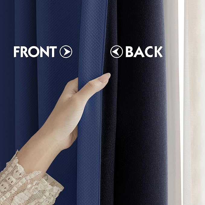 FMFUNCTEX 100% Blackout Curtains