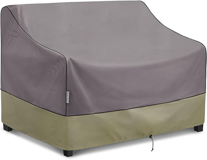 KylinLucky Outdoor Patio Sofa Cover fit 58 x 40 x 33 inch, 57 x 39, 56 x 38 Waterproof Weatherproof Heavy Duty 600D Garden Furniture Cover for Outside Sofa Couch