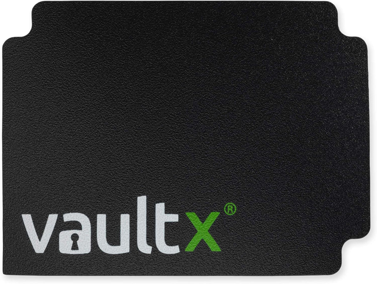 Vault X Trading Card Deck Box - Large Standard Holder with 150 Black Sleeves for MTG & TCG