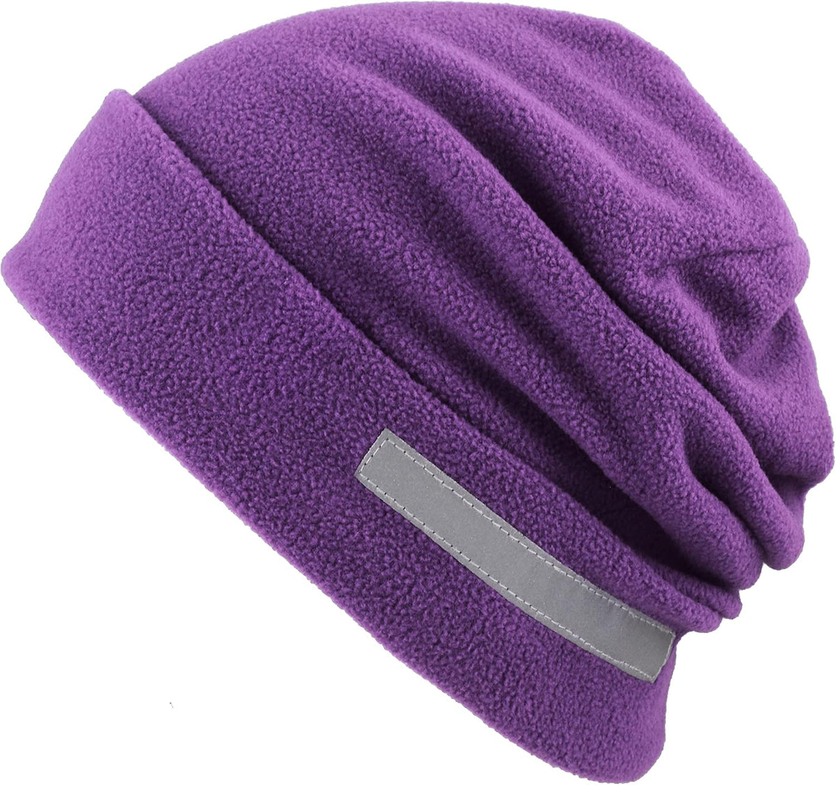 The Hat Depot Fleece Winter Functional Beanie Hat Cold Weather-Reflective Safety for Everyone Performance Stretch