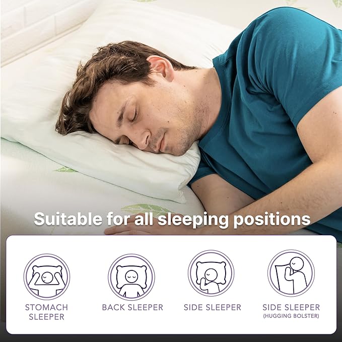 NapQueen Twin Size Green Tea Infused Memory Foam Mattress, 12 Inch, CertiPUR-US Certified
