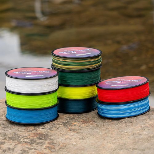 KastKing SuperPower Braided Fishing Line - Zero Stretch, Abrasion Resistant, Smaller Diameter - Essential Gear!