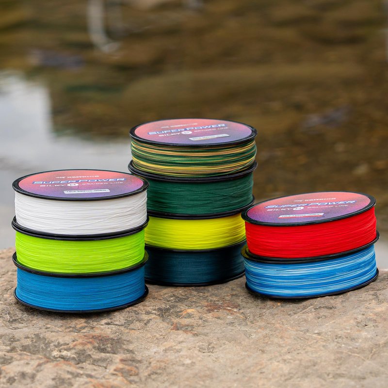 KastKing Superpower Silky8 Braided Fishing Line, Red, 8 Strands, 80 LB, 300 Yds
