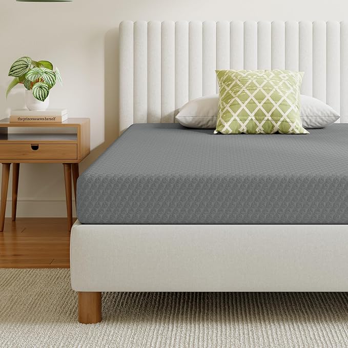 Novilla Queen Mattress 8 Inch, Queen Memory Foam Mattress for Cool Night Sleep & Pressure Relief, Thermally Balanced Foam Mattresses for Enhanced Support & Breathability, Bed Mattresses in a Box