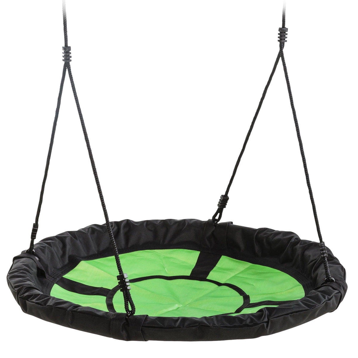 Swing-N-Slide NE 4630 Nest Swing Outdoor Swing with 40" Diameter, Green & Black