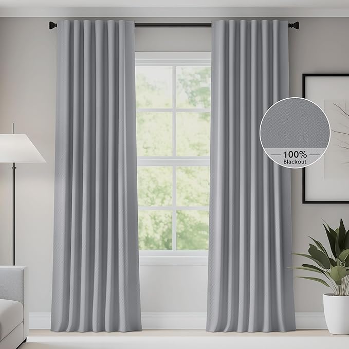 FMFUNCTEX 100% Blackout Curtains
