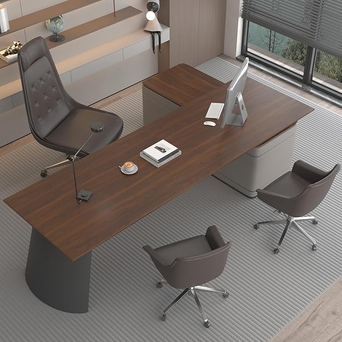 BOMENG Walnut Wood Contact Paper 32x354 inch Dark Brown Wood Wallpaper Peel and