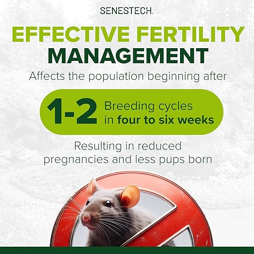 Evolve Rat Birth Control Soft Bait Sausages – 6 lbs | Scientifically Proven Rat Population Control | Not a Poison, Long-Term Population Management