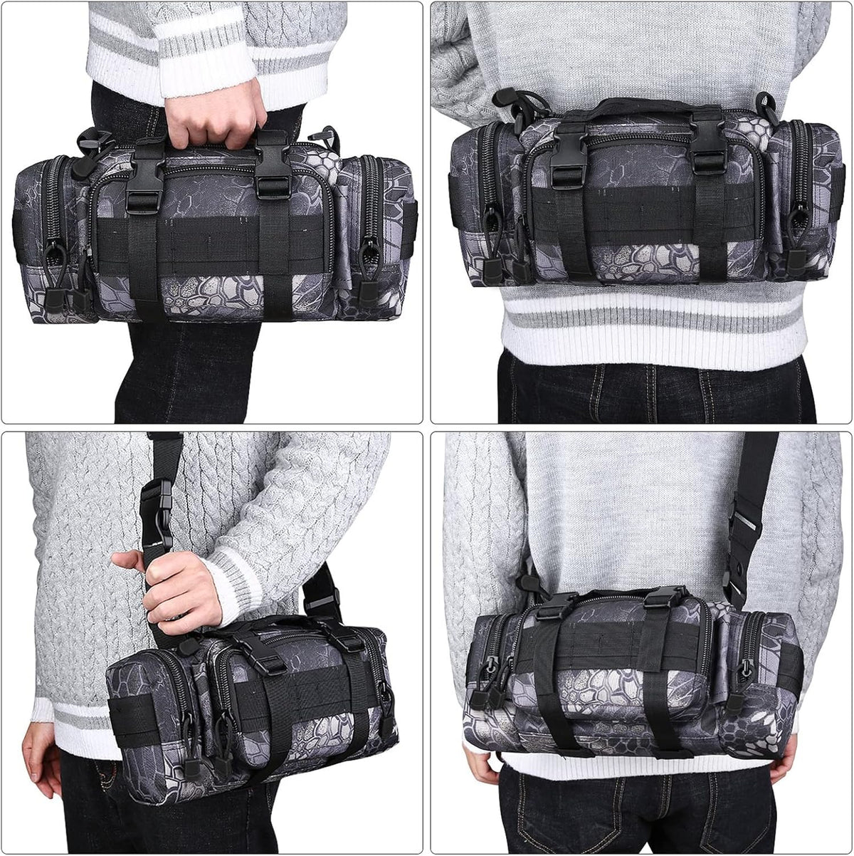 Tactical Waist Pack - G4Free Small Sling Fanny Pack with Hand Carry Handlebar