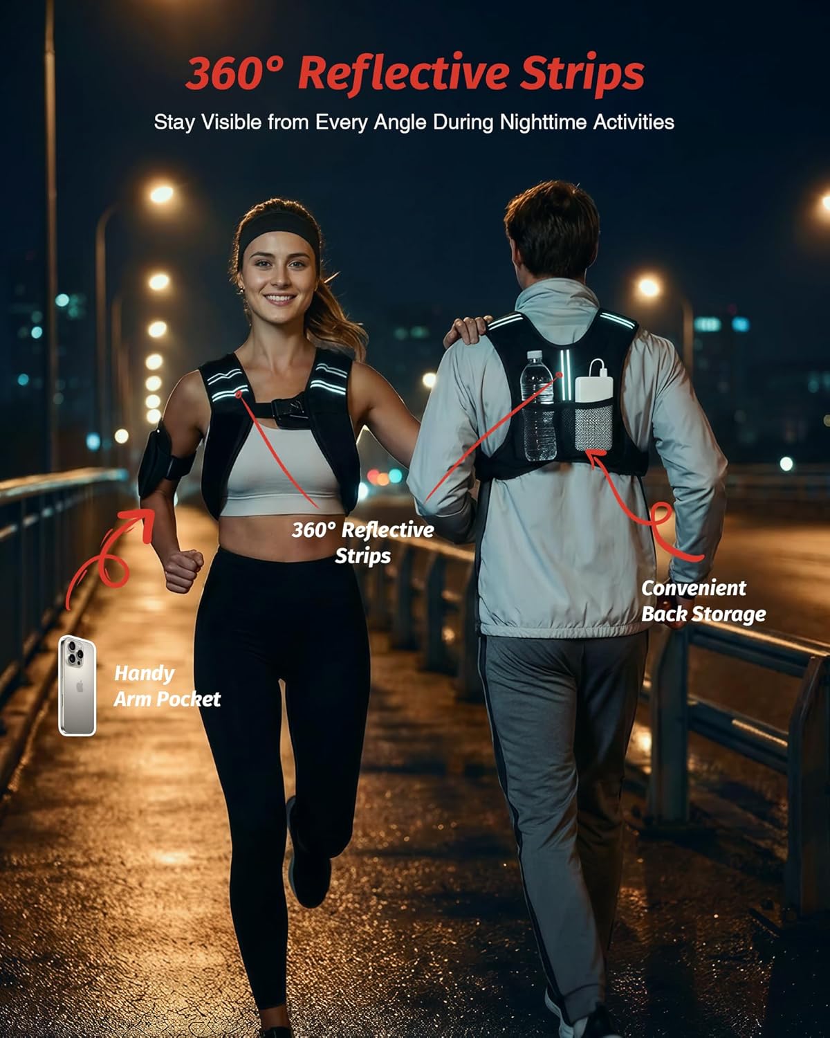 ZELUS Weighted Vest - Adjustable 6lb to 30lb for Enhanced Workout, Strength Training & Running