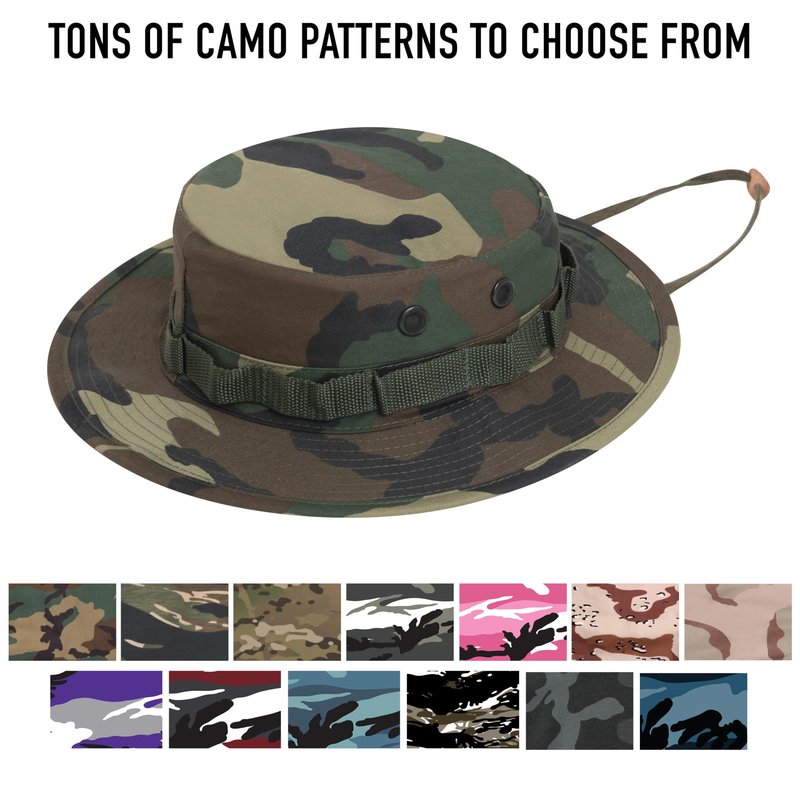 Rothco Boonie Hat - Ultimate Sun Defense for Outdoor Adventures – Tri-Color Desert Camo – 7 1/2