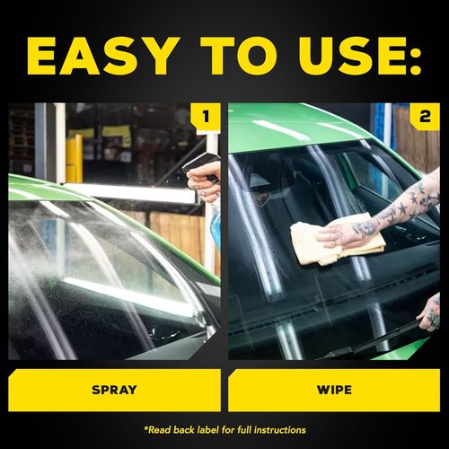Meguiar's Waterless Wash Kit - Premium Car Detailing Solution for Dirt Removal & Shine | No Water Needed