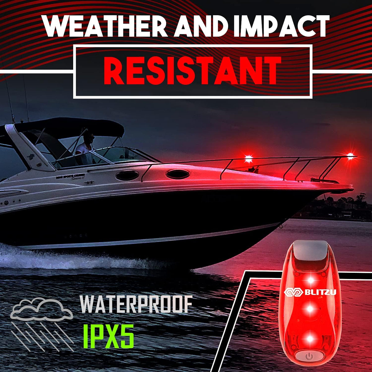 Skiennix LED Safety Lights - 4 Pack Clip-On Reflective Gear for High Visibility Night Walking, Running & Hiking
