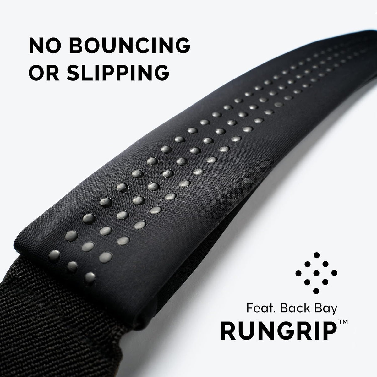 Back Bay Slim Running Belt - Fits All Phones | Versatile Fanny Pack for Runners & Workout Gear