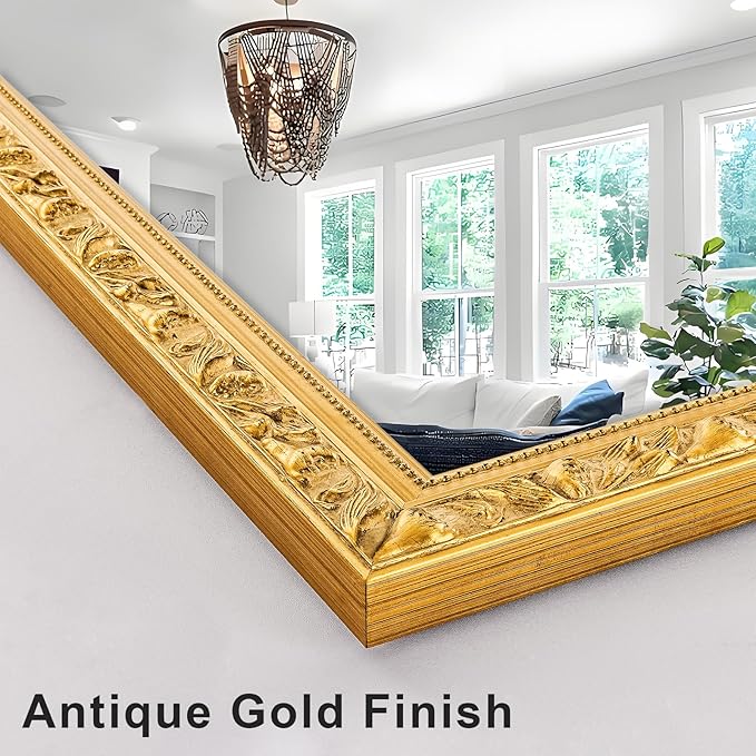 Large Decorative Mirror for Wall Decor, Big Vanity Mirror for Bathroom