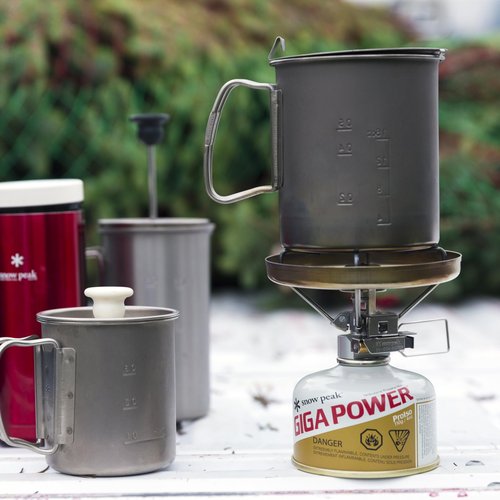 Snow Peak GigaPower Stove and Windscreen Bundle