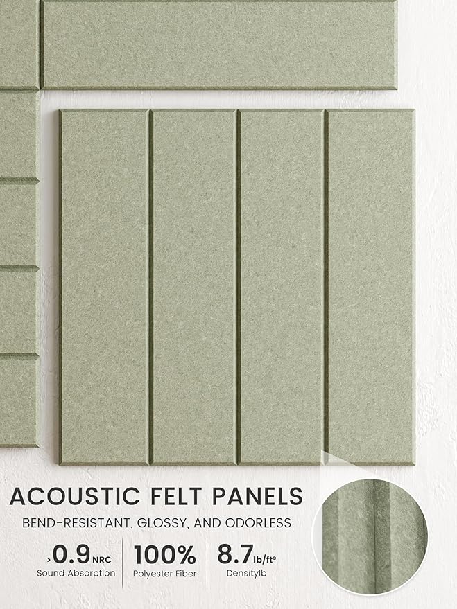 Bumusty Large Cork Board Alternative-48 x 36" Felt Bulletin Board Tiles