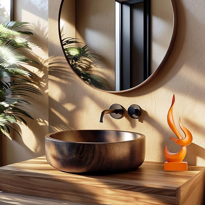 Dosker Orange Flame Sculptures Home Decor, Abstract Statues Shelf Decor, Table Decor, Desk Decor for Living Room Office, Kitchen