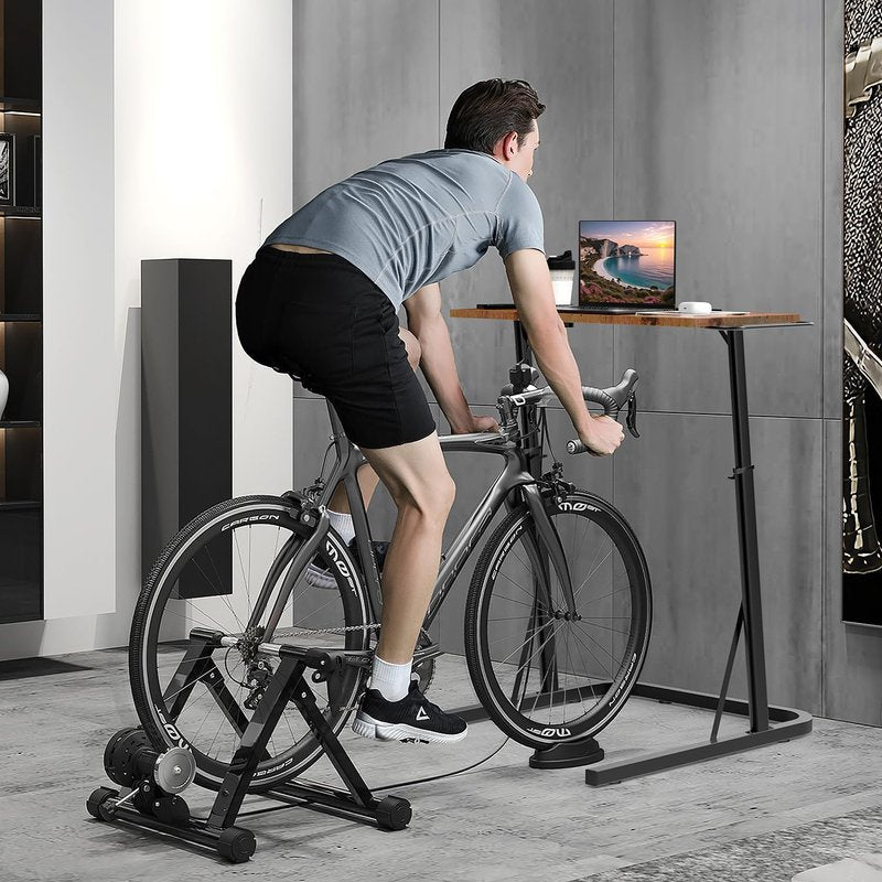 VTORY Adjustable Standing Desk for Walking Pad Treadmill, Desk for Bike/Cycling, Stand Table for Treadmill Walking Pad, Bike/Walking Pad/Treadmill Trainer Desk Stand, Attachment, Bar for Walking Pad