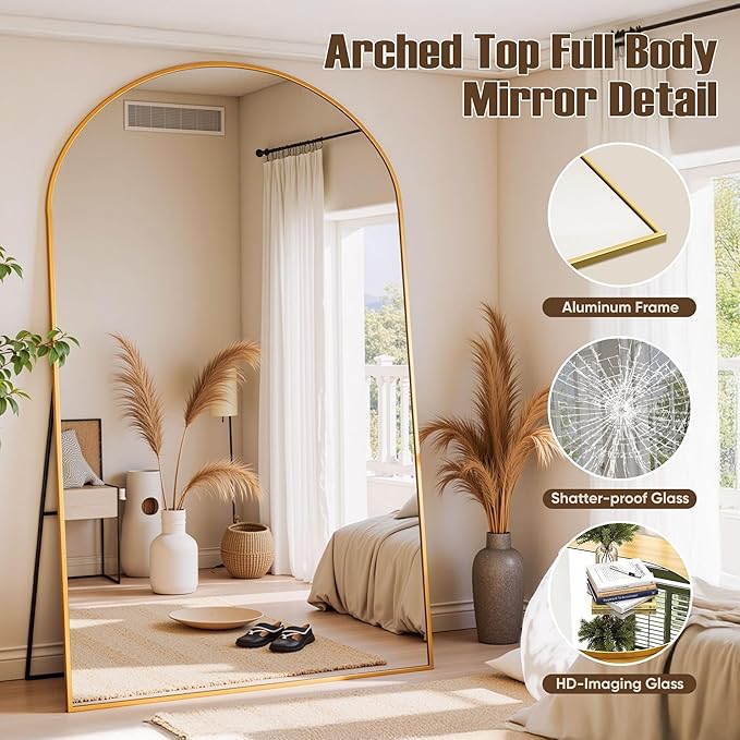 Full Length Mirror, Oversized Floor Mirrors, Leaning Free Standing Mirrors