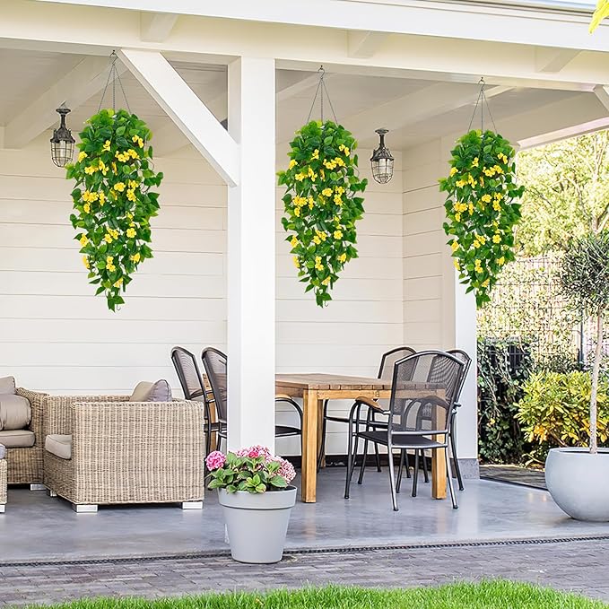 BLEUM CADE Artificial Hanging Flowers