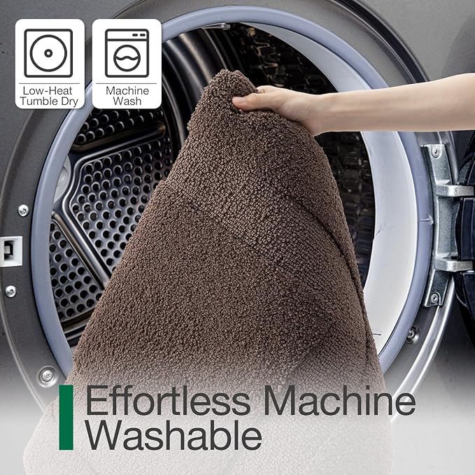 LUMI Ultra Soft Bathroom Rugs Non Slip with Rubber Backing, Absorbent Washable Bath Mat Quick Dry, Upgraded Premium Microfiber Plush Carpet for Bathtub and Shower Floor, Brown, 17x30