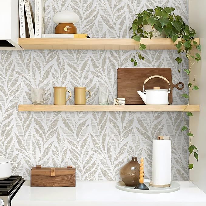 Safiyya Peel and Stick Wallpaper Boho Modern Contact Paper Peel and Stick Wall
