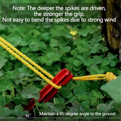 3F UL Gear 6/10PCS Lightweight Camping Tent Stakes, 5.9/7.8'' Hollow Aluminum Alloy Tent Pegs Ground Stakes, Essential Camping Accessories for Camping, Garden, Hiking (15cm-6pcs)
