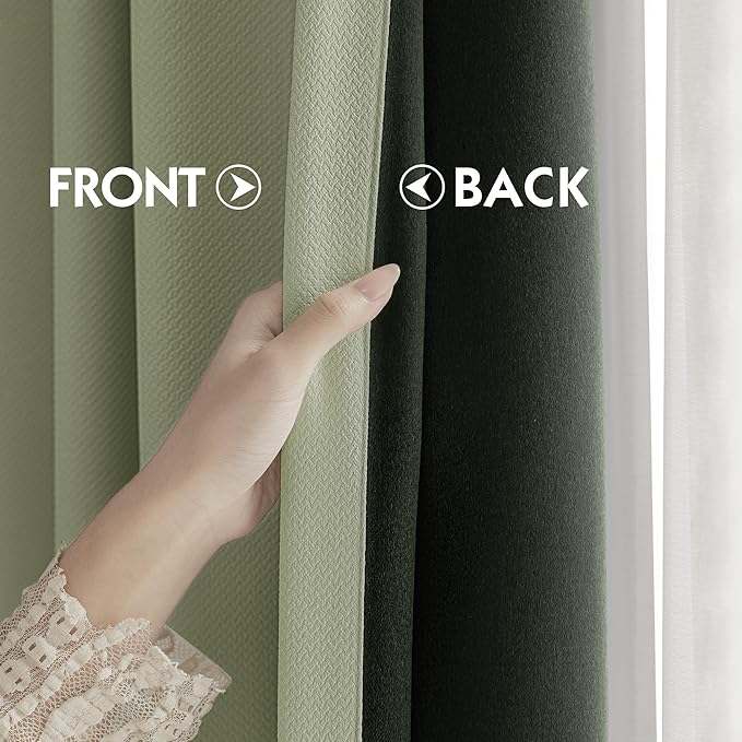 FMFUNCTEX 100% Blackout Curtains