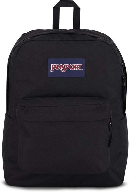 JanSport SuperBreak One Backpack - Durable, Lightweight Bookbag with Organizer Pocket - Black