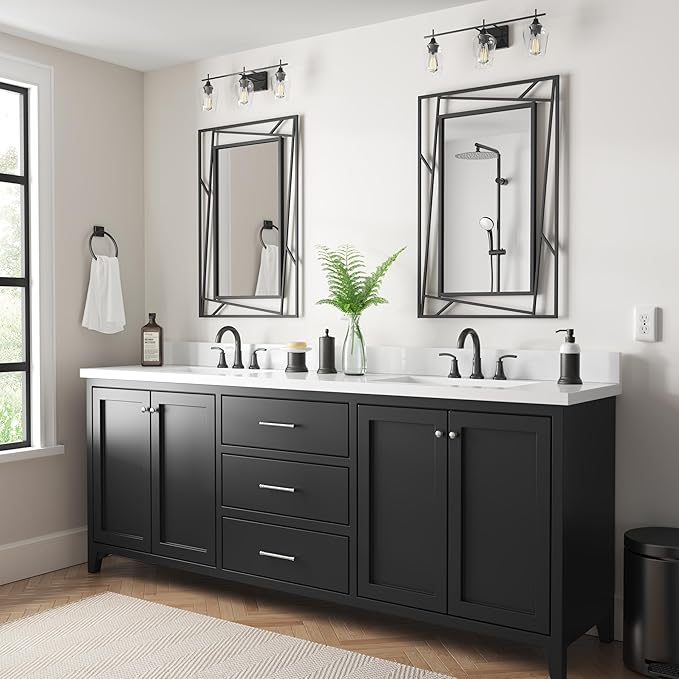 Rectangular Wall Mirror, Hang Horizontally or Vertically