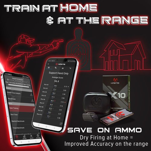 Mantis X10 Dry Fire Training System + 15 Laser Academy Smart Targets