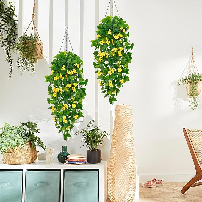 BLEUM CADE Artificial Hanging Flowers