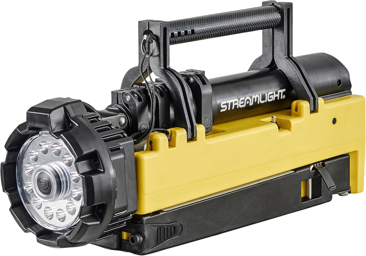 Streamlight 45670 10,000-Lumen Portable Scene Light - Collapsible Flood Light with AC/DC Charger & Extension Pole