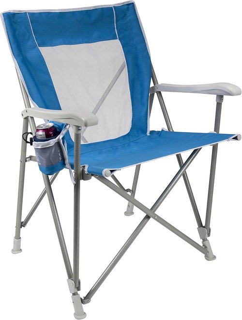 GCI Outdoor Folding Beach Chair - Waterside Captain's Design for Ultimate Comfort & Portability