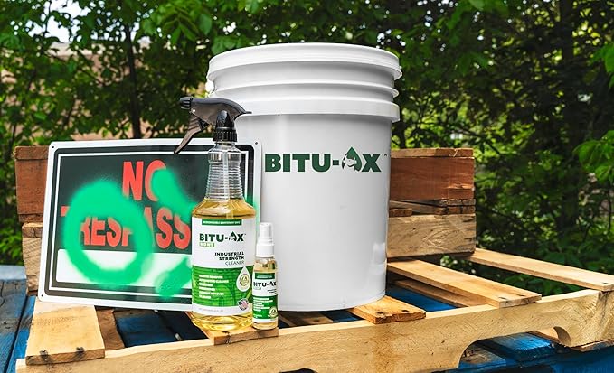 Bio NT: Adhesive & Graffiti Remover, Automotive Cleaner, Degreaser, Removes Adhesives, Paint, Ink, Graffiti, Gum, and Grease. (5 Gallon Pail)