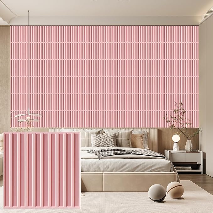Heikki 30 Pack 3D Wall Panel for Interior Wall Décor, PVC Flower Textured Wall