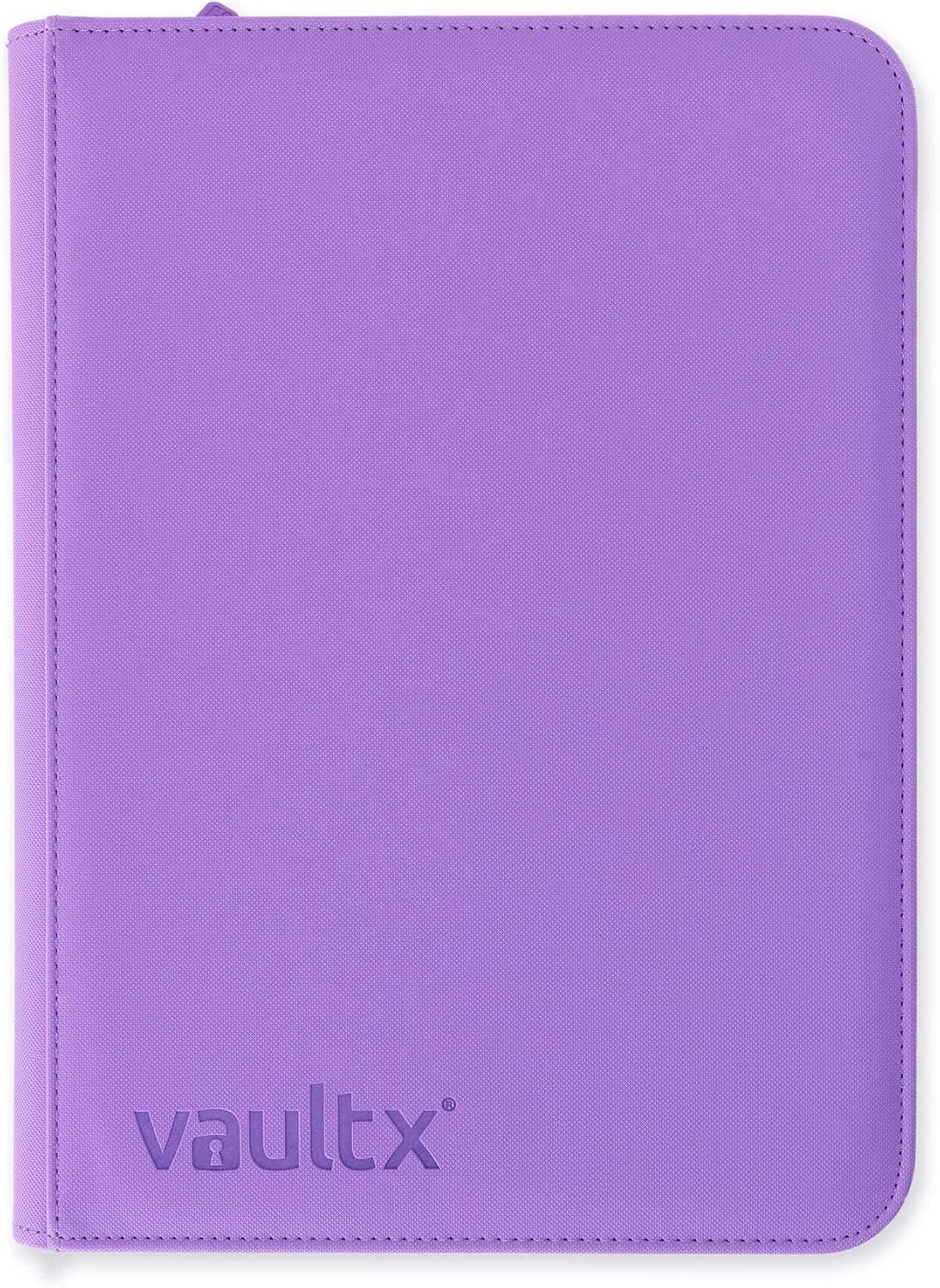Vault X 9 Pocket Trading Card Binder - Premium Exo-Tec Material, Holds 360 Cards, 20 Side-Loading Pages | Purple