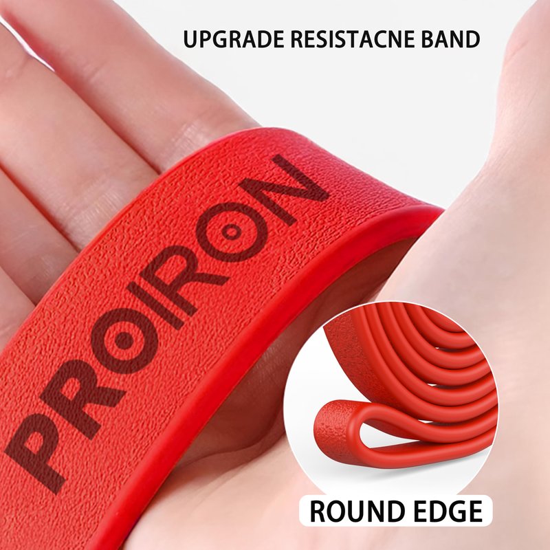 PROIRON Resistance Bands Pull Up Bands Comfortable Exercise Bands Anti-Slip Workout Bands for Pull up Dip Squat Gym Workout Physical Therapy Stretch Bands for Men & Women