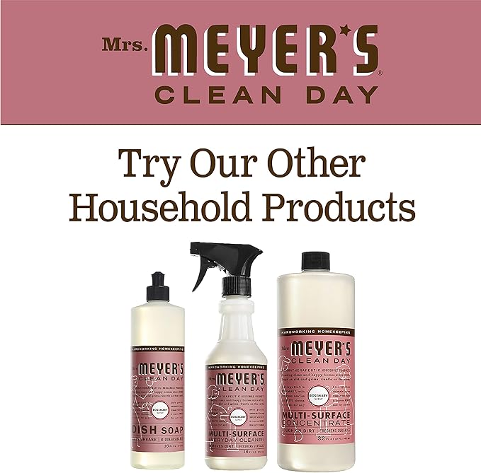Mrs. Meyer's Clean Day Liquid Dish Soap, Rosemary, 16 Ounce Bottles, 3pk