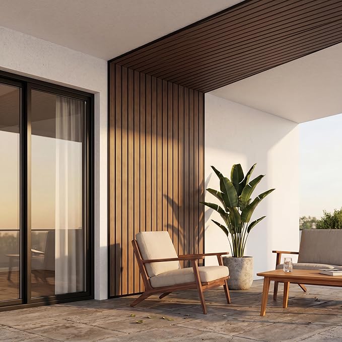 From Plain to Beautiful in Hours WPC Exterior Wall Slat Panels Waterproof