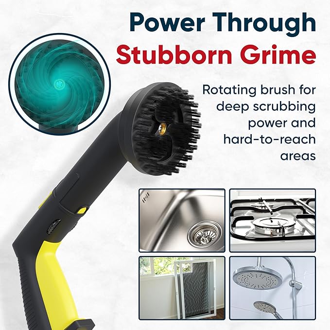 Heavy-Duty Steam Cleaner for Home & Car – High-Pressure Chemical-Free Deep Cleaning System, Portable Handheld Steamer with 27-Piece Kit for Tile, Grout, Floors, Ovens & Upholstery