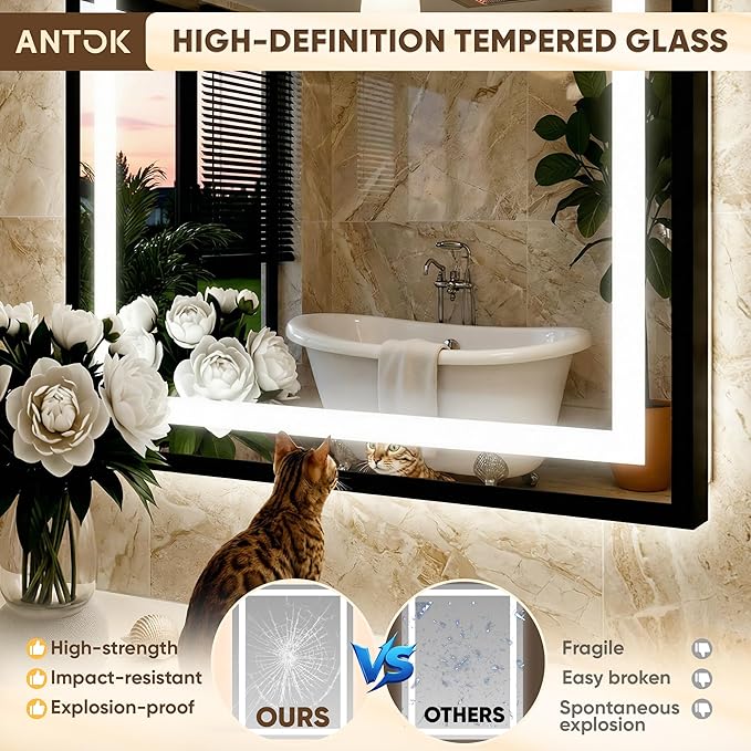 Antok 60X30 LED Bathroom Mirror